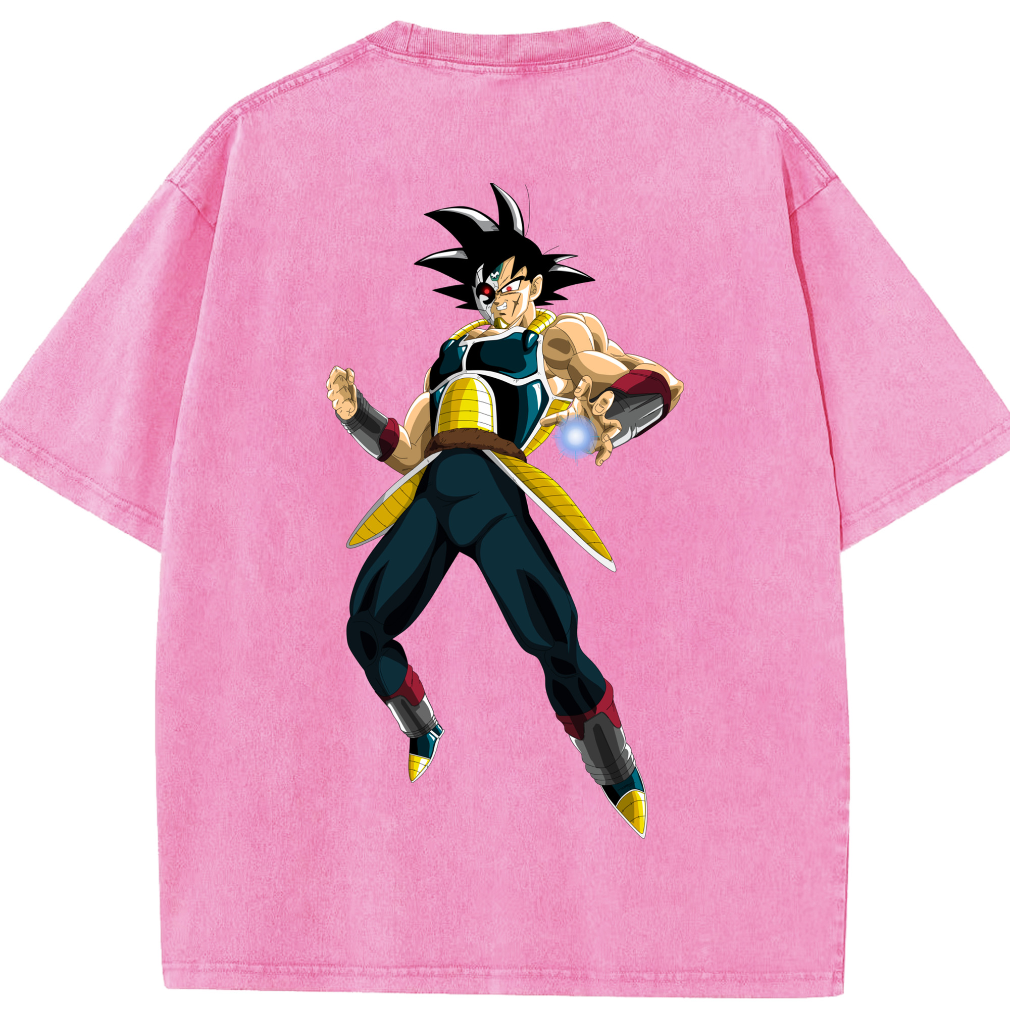 （画像用） ドラゴンボール バーダック DRAGON BALL Burdock 綿100% ヴィンテージ風 半袖Tシャツ（背面プリント）